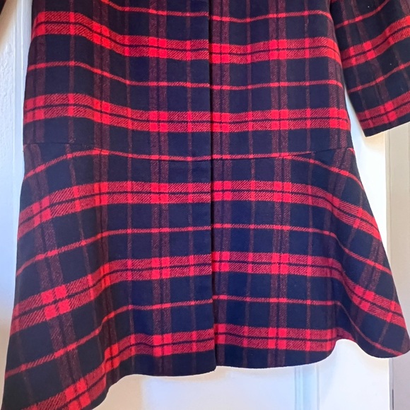 Draper James Plaid Coat Size XS - Picture 5 of 12